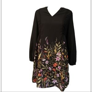 Black Floral Dress